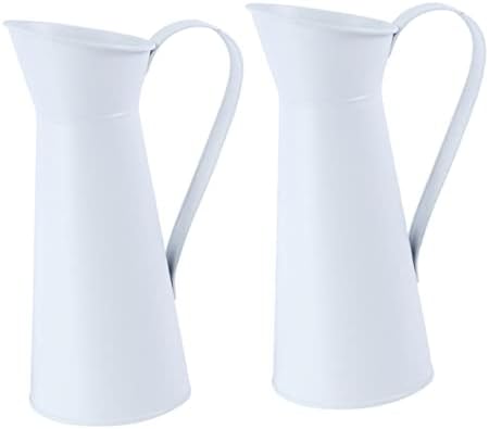 2pcs Iron Flower Vase for Modern Home Decor