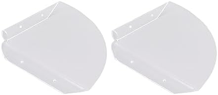 TOPINCN Corner Wall Shelf with Cable Raceway