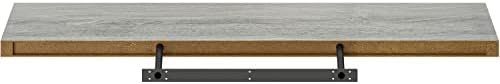 Ballucci Floating Shelf 48 Inch Wood Rustic Gray
