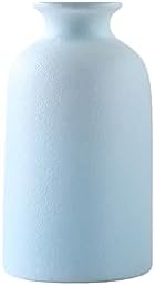 Blue Small Ceramic Vase for Home Decor and Centerpieces