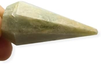 Natural Gemstone Crystal Faceted Pendulum
