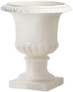 Serene Spaces Living Ceramic White Vase for Flowers 1025 In