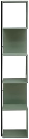 HOMES Inside Out Svenja 60 in Tall Corner Bookshelf
