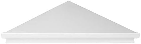 Evron Wall Mount Corner Shelf White 1 Pack