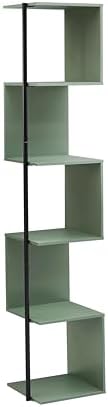 HOMES Inside Out Svenja 60 in Tall Corner Bookshelf
