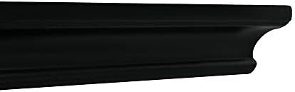 AHDECOR Black Floating Corner Shelves Set of 2