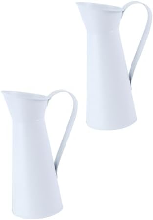 2pcs Simple Iron Vase for Modern Flower Arrangement
