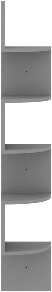 Floating Wall Corner Shelf - Gray Design