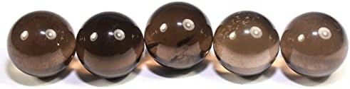 HQRP 30mm Dark Smoky Quartz Sphere Collectible