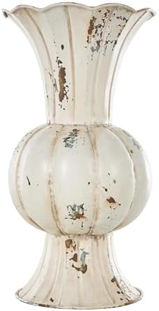 Deco 79 Vintage Tulip Metal Flower Vase