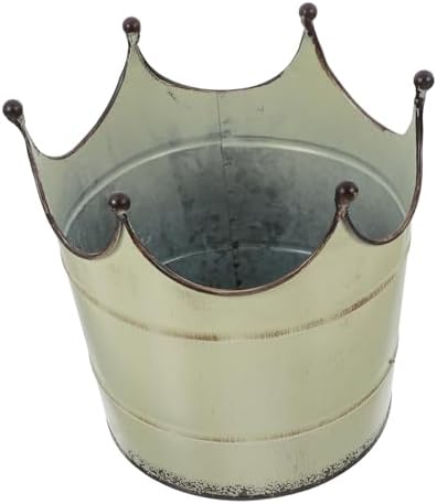 Retro Iron Flower Vase for Home Office Decor