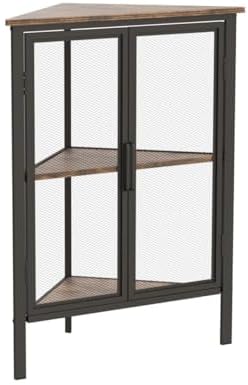 VECELO Corner Shelf with Door 1