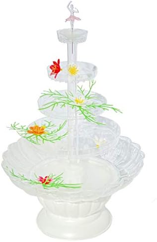 18 Inch Lighted Plastic Water Fountain for Wedding or Cake Centerpiece
