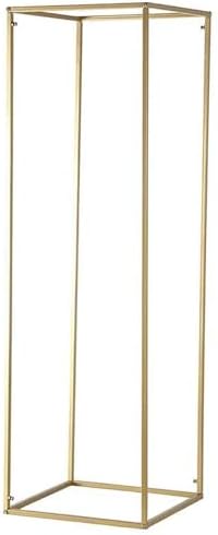Efavormart 2 Pack 40 Inch Matte Gold Metal Flower Stand