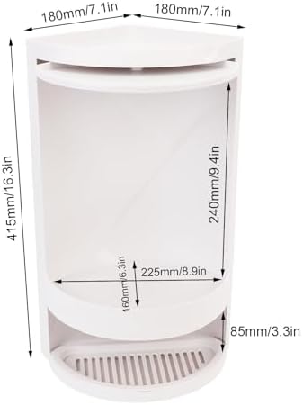 Yosoo Health Gear 2 Tier Bathroom Corner Shelf