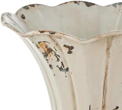 Deco 79 Vintage Tulip Metal Flower Vase