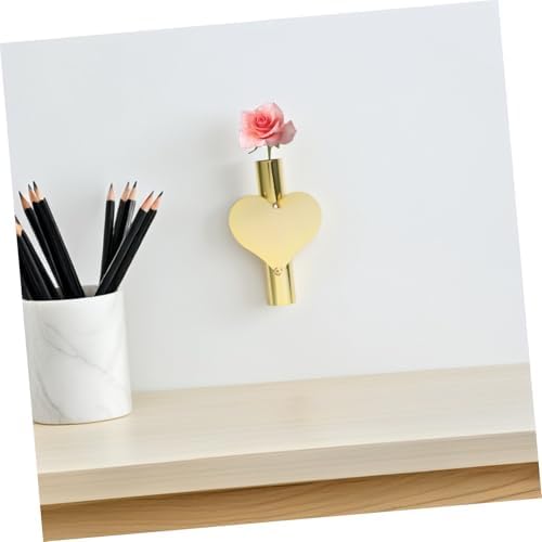 BESPORTBLE Heart-Shaped Wall Vase for Dried Flowers