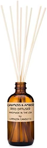 Oakmoss Amber Reed Diffuser Set - Handmade in the USA