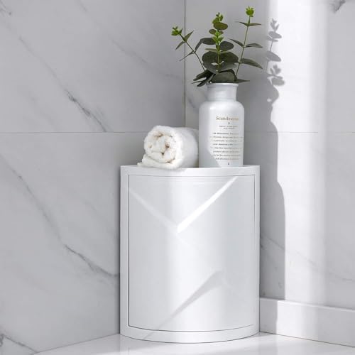 Multifunction Corner Shelf with Rotating Design