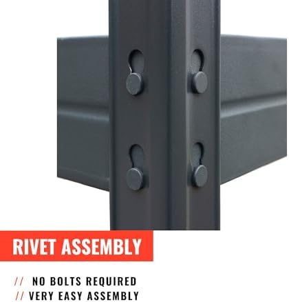 2400-Lb Capacity Corner Shelving Unit