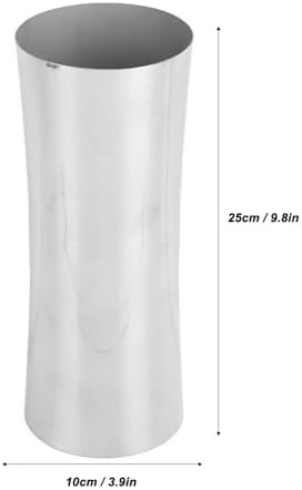 304 Stainless Steel Tall Vase with Unique Waist Shape