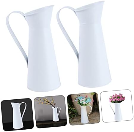 2pcs Simple Iron Vase for Modern Flower Arrangement