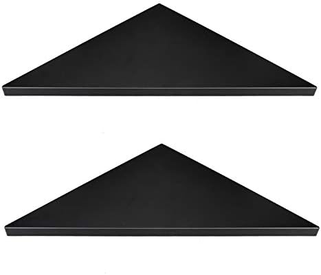 Evron Corner Mounting Shelf Set of 2 Frosting Pattern