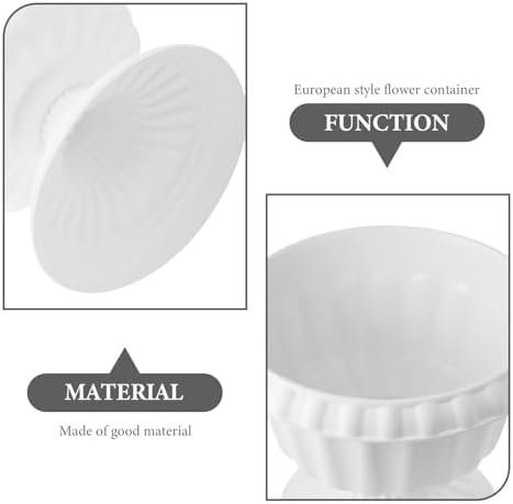PRETYZOOM Retro Flowerpot Decor Vase for Front Porch