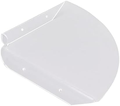 TOPINCN Corner Wall Shelf with Cable Raceway