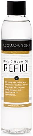 Acqua Aroma Vanilla Reed Diffuser Oil Refill 68 FL OZ Made in Brazil