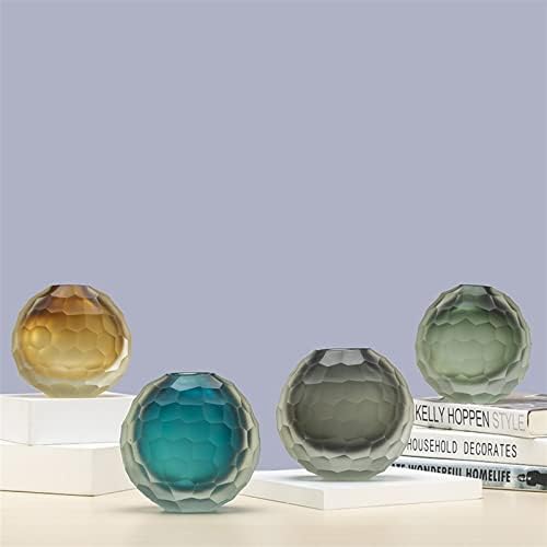 Luxury Fish Scale Glass Vase for Dry Flowers and Fresh Arrangements