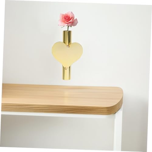 BESPORTBLE Heart-Shaped Wall Vase for Dried Flowers