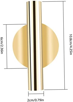 Golden Wall Vase 2Pcs Metal Holder with Dried Flower Display