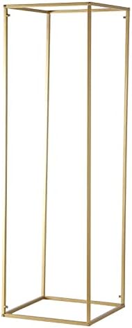 Efavormart 2 Pack 40 Inch Matte Gold Metal Flower Stand