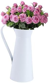 2pcs Simple Iron Vase for Modern Flower Arrangement
