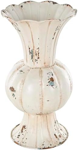 Deco 79 Vintage Tulip Metal Flower Vase