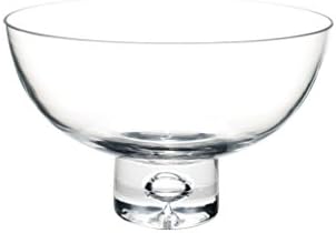 Royal Imports Flower Glass Vase 8 Round 5 Tall Clear