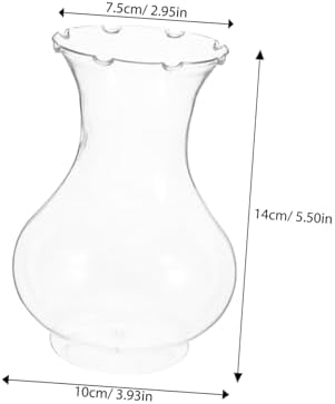 POPETPOP 4pcs Clear Hydroponic Vases for Indoor Plant Propagation Wedding Centerpieces