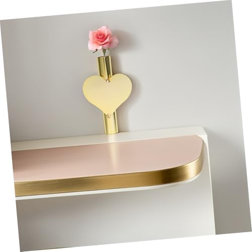 BESPORTBLE Heart-Shaped Wall Vase for Dried Flowers