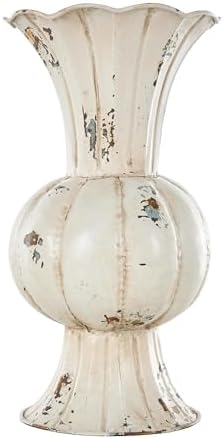 Deco 79 Vintage Tulip Metal Flower Vase