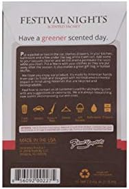 Festival Nights Scented Sachets 3 Pack - Long Lasting Home Fragrance