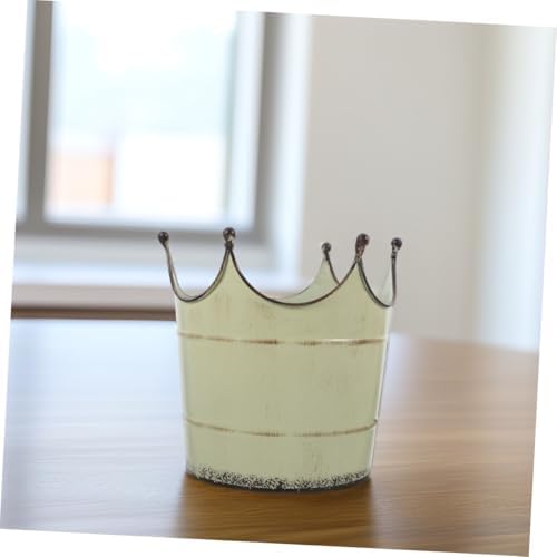 Retro Iron Flower Vase for Home Office Decor