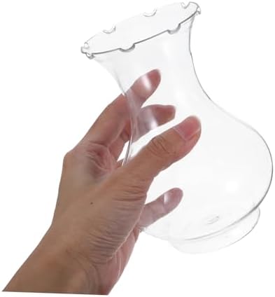 POPETPOP 4pcs Clear Hydroponic Vases for Indoor Plant Propagation Wedding Centerpieces