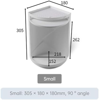 Multifunction Corner Shelf with Rotating Design