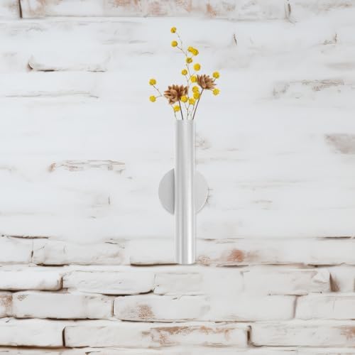 PRETYZOOM Wall Mounted Flower Vase Metal Holder for Decor