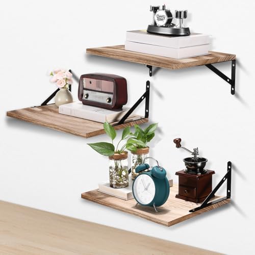 3 Set Deep Floating Shelves for Wall Decor
