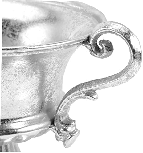 Silver Urn Vase For Wedding Decor And Home Display