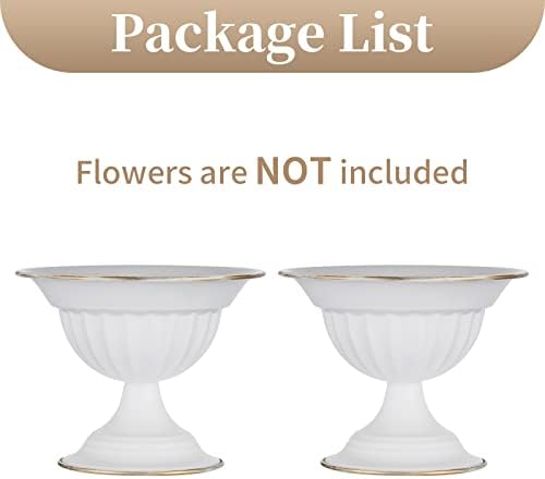 Sziqiqi Modern White Flower Vase for Wedding Centerpieces