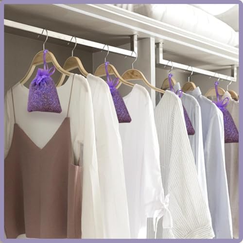 Dried French Lavender Sachets for Home Closets Pack of 12