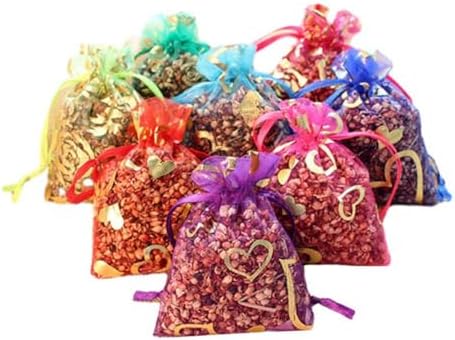30 Pack Rose Sachet Bags for Home Wardrobe